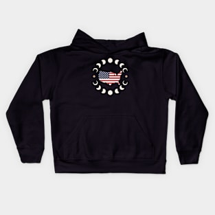 Total Solar Eclipse 2024 Kids Hoodie